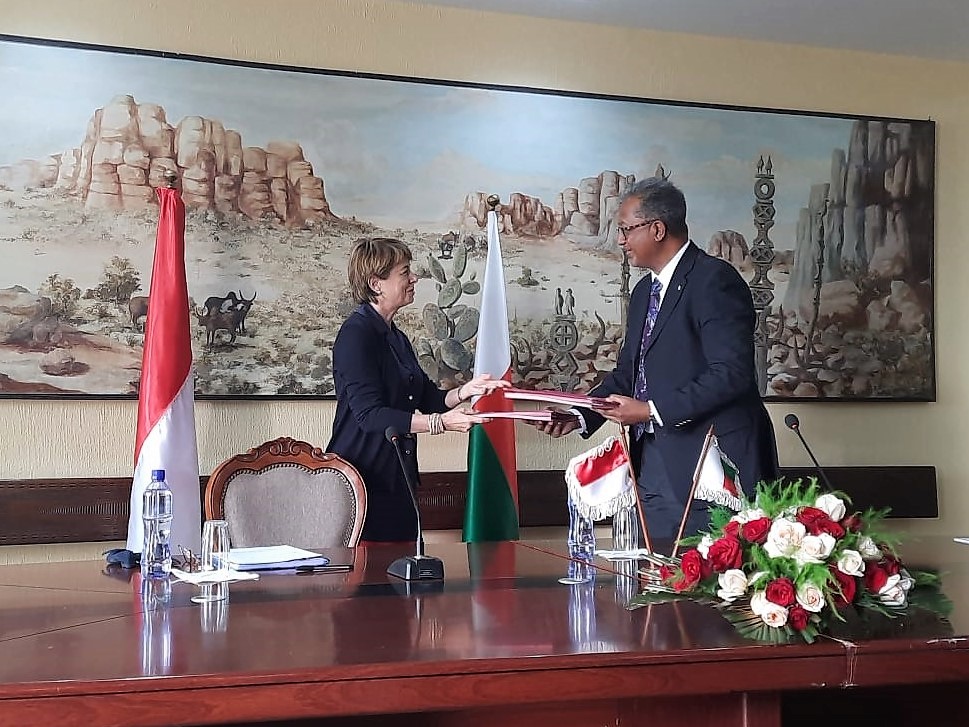 Signature d'un Accord-Cadre de Coopération entre Monaco et Madagascar